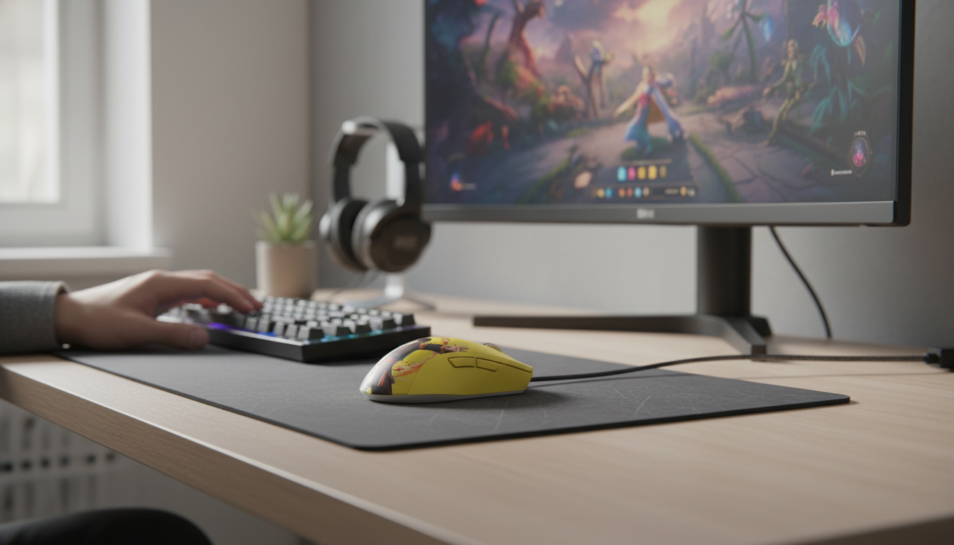 26K DPI Wireless Gaming Mouse: Lightweight Comfort & Control