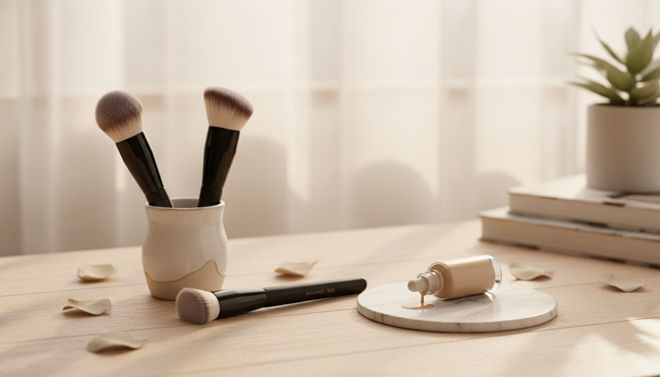 4 Soft, Dense Makeup Brushes for Smooth Foundation