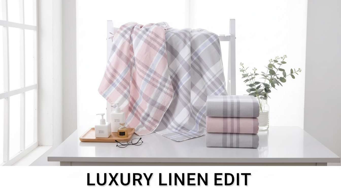 Family Cotton Bath Towel Set: Soft, Quick-Dry, Absorbent