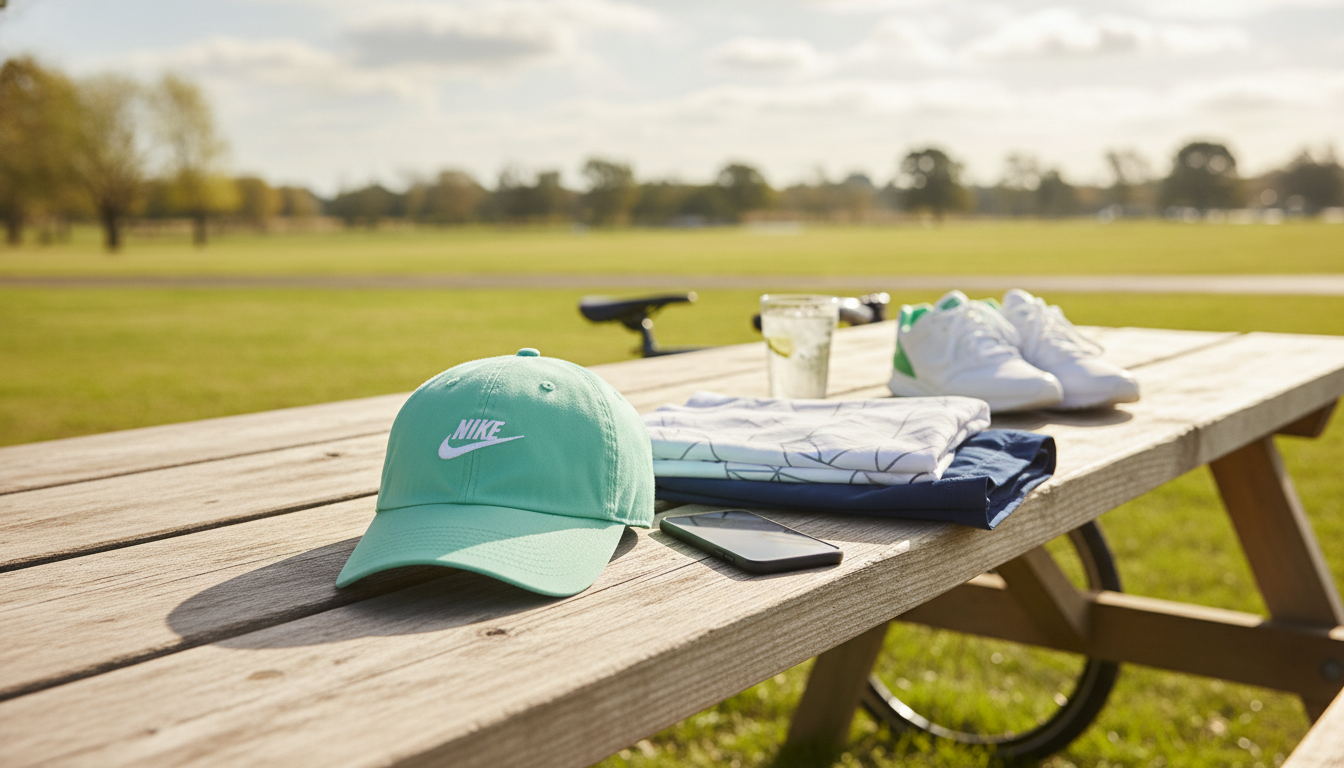 Nike Men’s Green Printed Cap: Clean Sport Style Daily