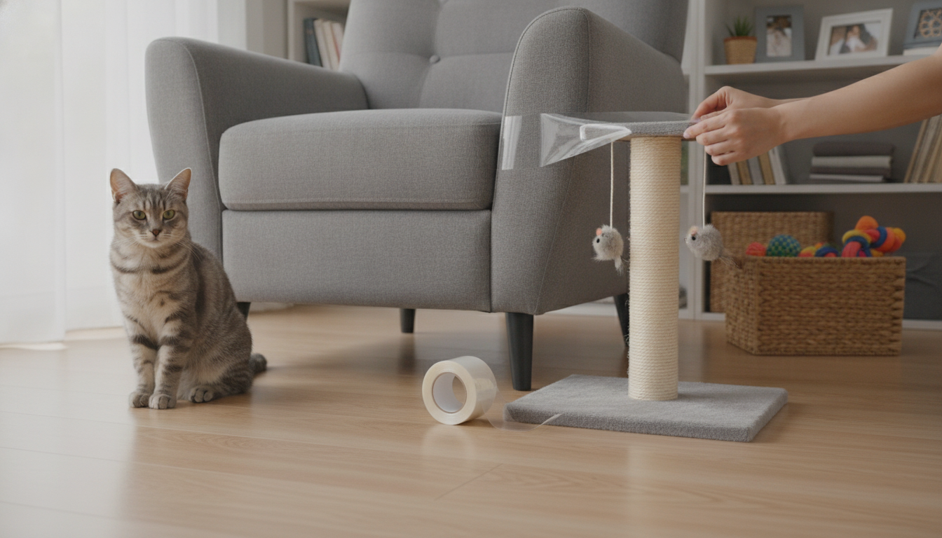 Stop Cat Scratching: Fix Furniture Damage Fast