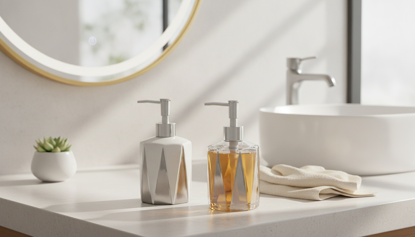 500ml Ceramic Refillable Dispenser for Soap or Lotion