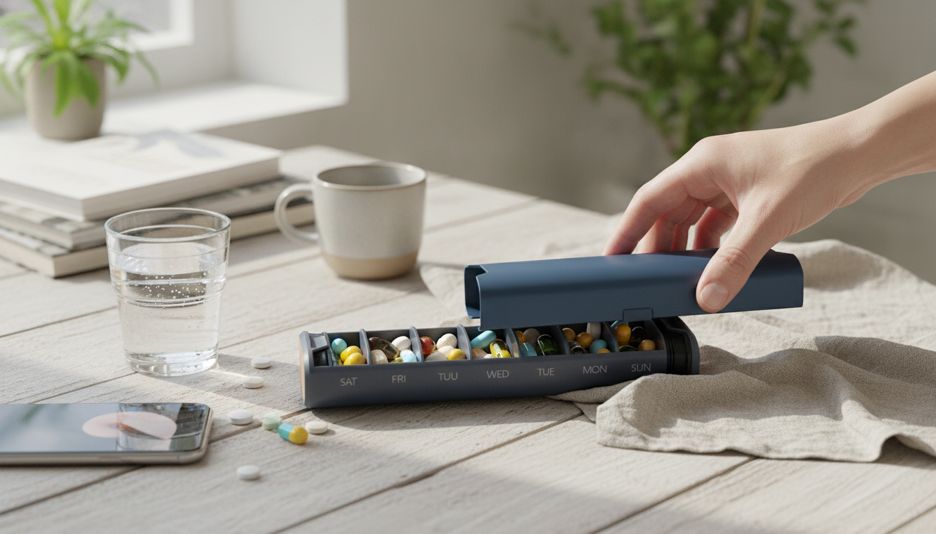 7-Day Pill Organizer Box: Weekly Setup for Safer Doses
