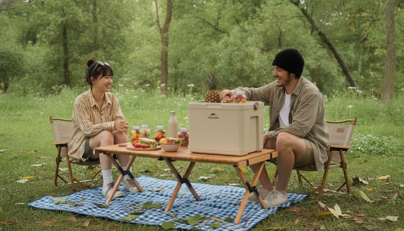Antibacterial Insulated Cooler Box: Cleaner Outdoor Cold