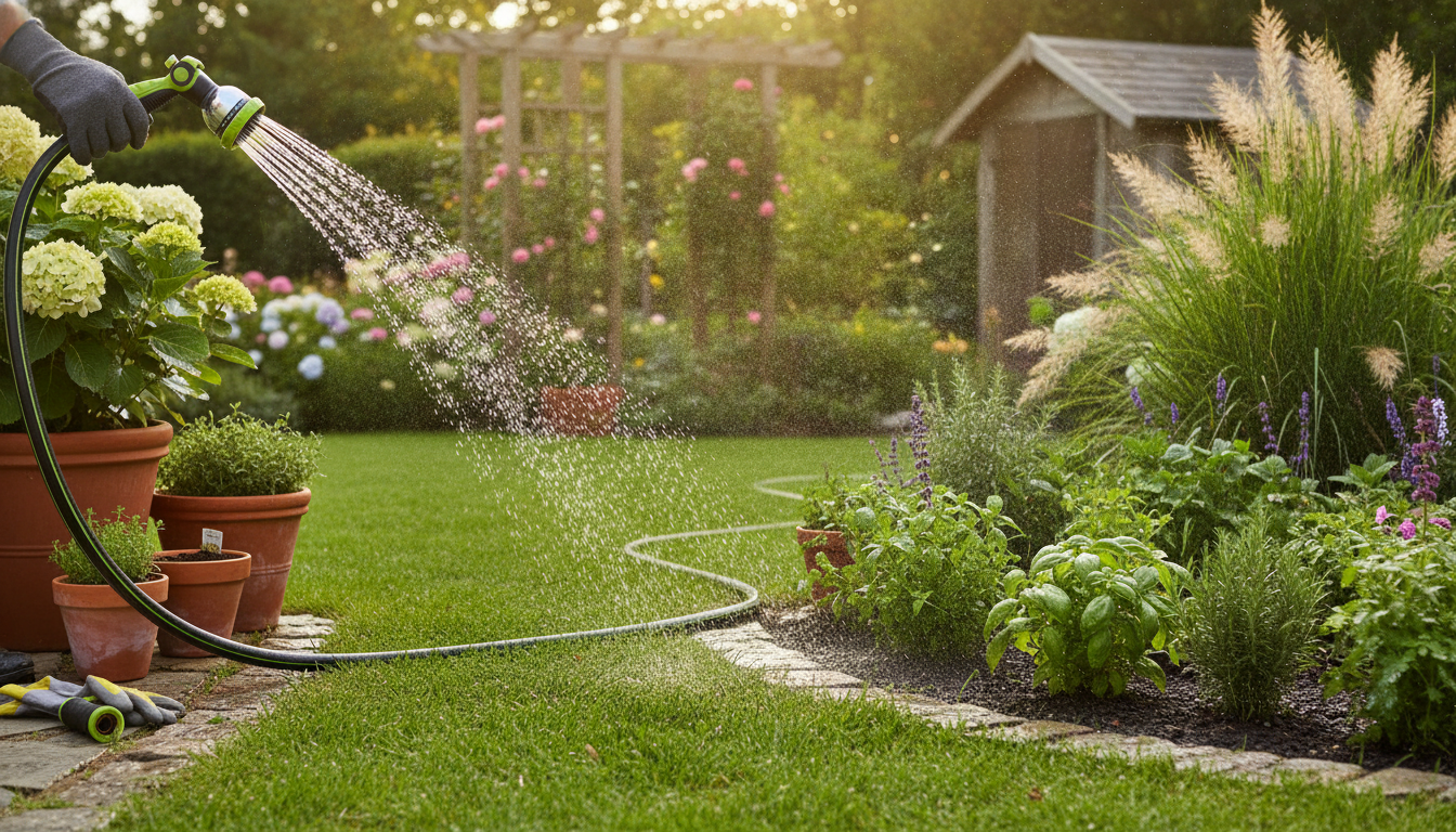 Heavy-Duty 50ft Garden Hose: Kink-Resistant for Yard Work