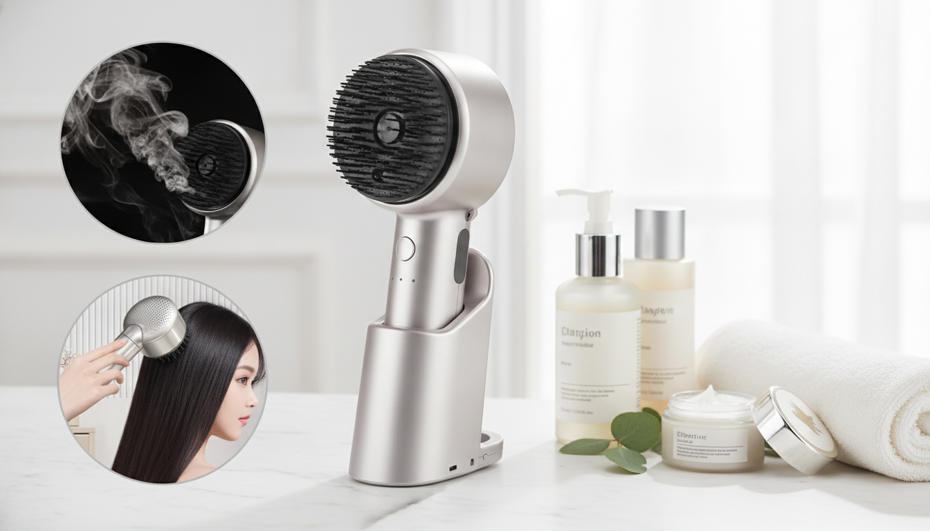 Less-Mess Scalp Care: Electric Oil Applicator + Massager