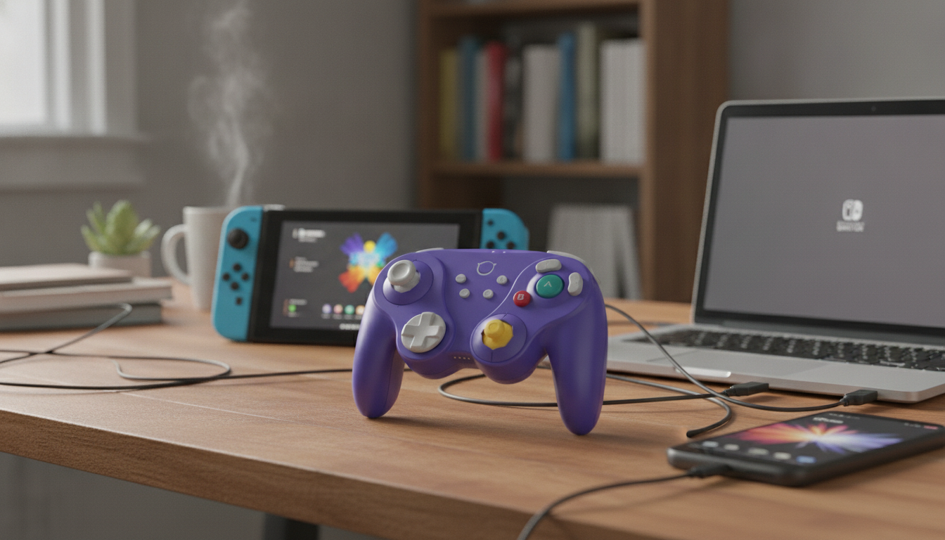 Purple Bluetooth Joypad: Switch, PC, Android & iOS Guide
