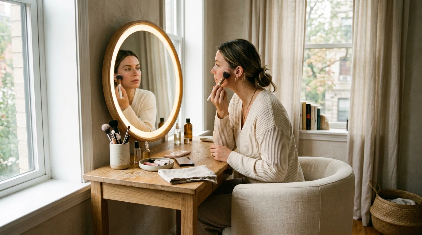 Best Makeup Vanity Mirror: Lighting, Size & Comfort