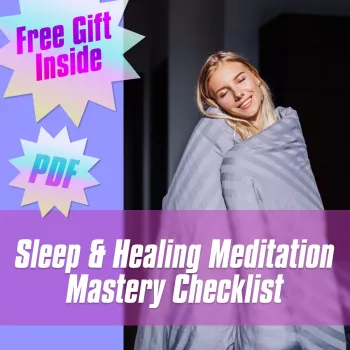 Sleep & Healing Meditation Checklist for a Calmer Night