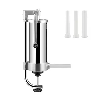 3L Vertical Sausage Stuffer: 3 Tubes for Smooth Links